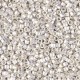 Miyuki delica Beads 11/0 - Matte sterling plated DB-551F